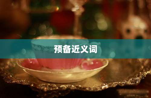 预备近义词