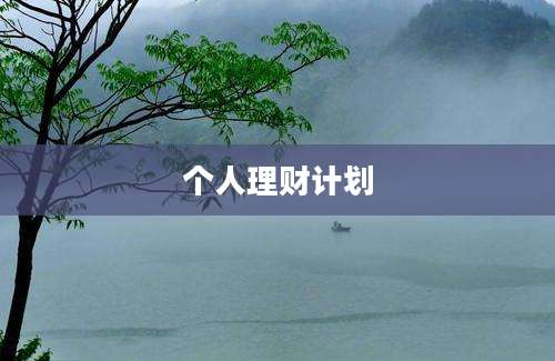 个人理财计划