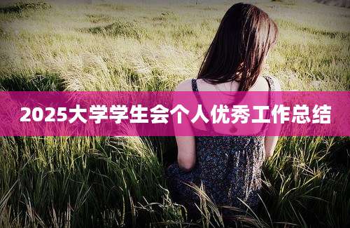2025大学学生会个人优秀工作总结