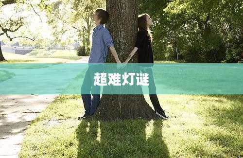超难灯谜