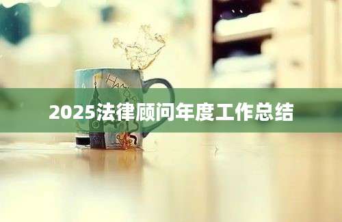 2025法律顾问年度工作总结