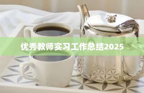 优秀教师实习工作总结2025