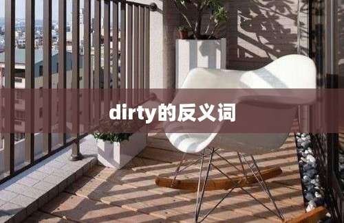 dirty的反义词