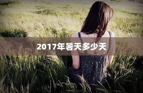 2017年暑天多少天