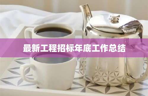 最新工程招标年底工作总结