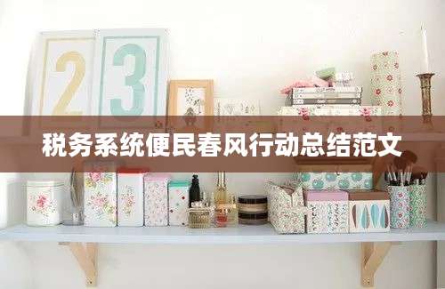 税务系统便民春风行动总结范文