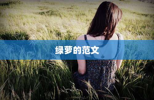 绿萝的范文