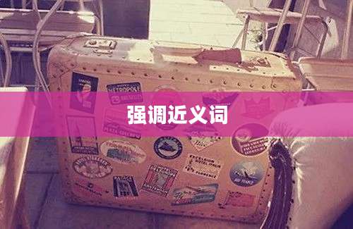 强调近义词