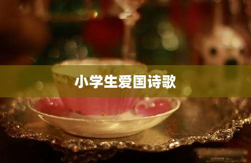 小学生爱国诗歌