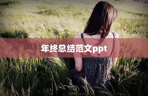 年终总结范文ppt