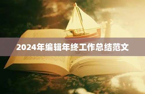 2024年编辑年终工作总结范文