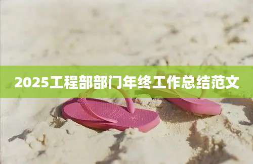 2025工程部部门年终工作总结范文