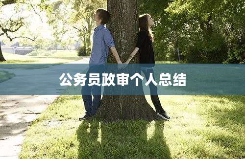 公务员政审个人总结