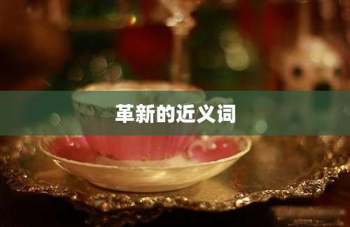 革新的近义词