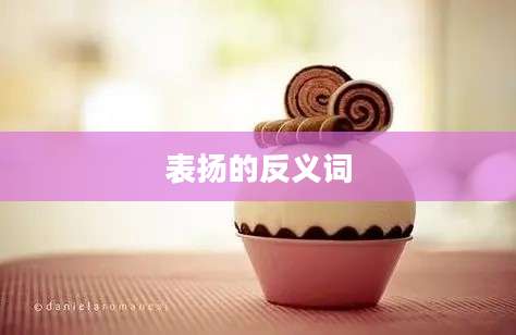 表扬的反义词