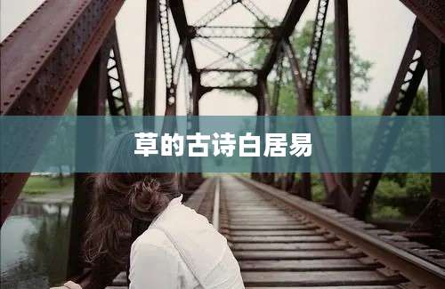 草的古诗白居易