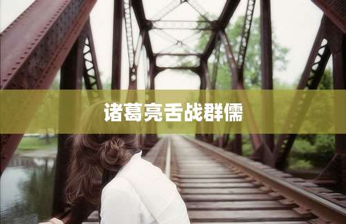 诸葛亮舌战群儒