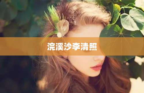 浣溪沙李清照
