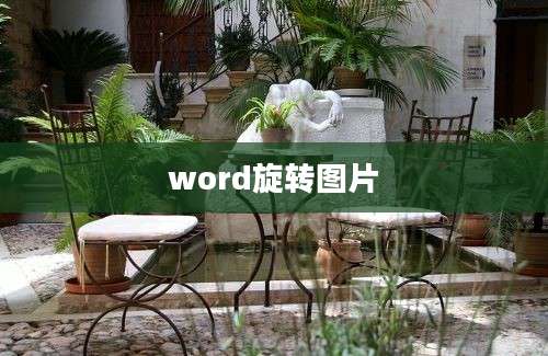 word旋转图片