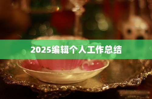 2025编辑个人工作总结