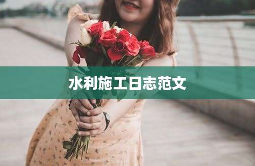 水利施工日志范文