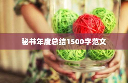 秘书年度总结1500字范文