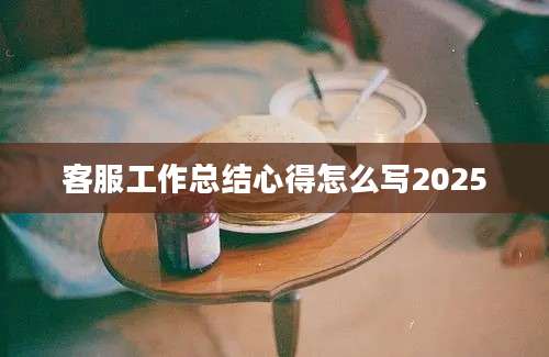客服工作总结心得怎么写2025