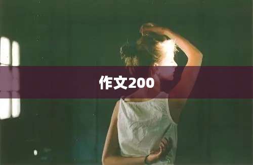 作文200