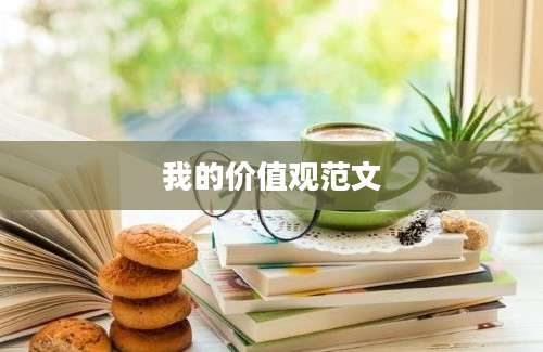 我的价值观范文