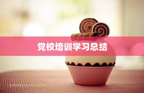 党校培训学习总结
