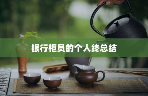 银行柜员的个人终总结