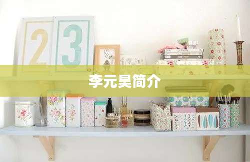 李元昊简介