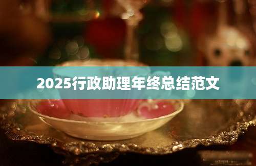 2025行政助理年终总结范文