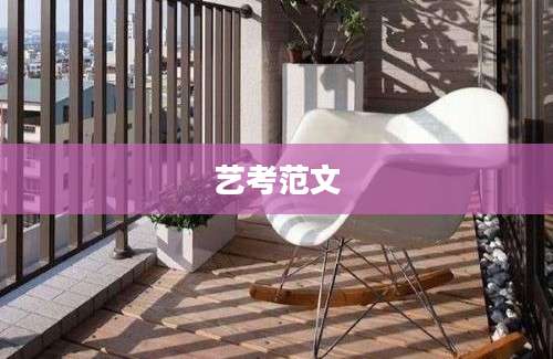 艺考范文