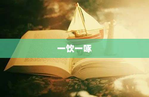 一饮一啄