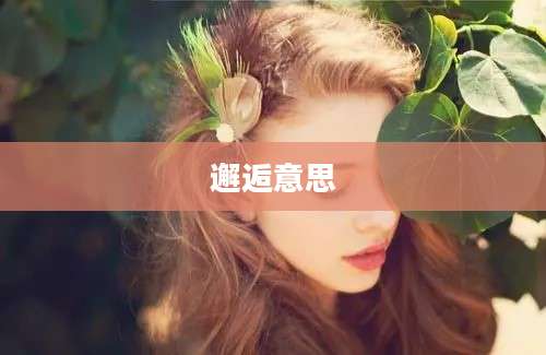 邂逅意思