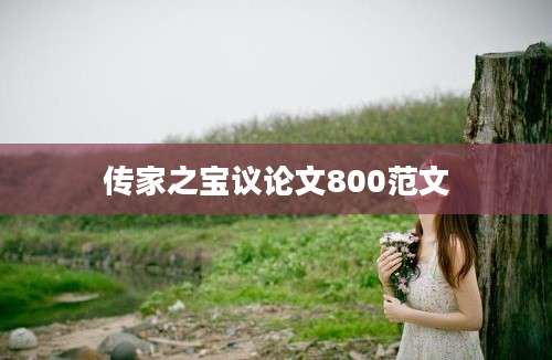 传家之宝议论文800范文