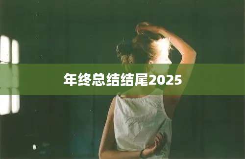 年终总结结尾2025
