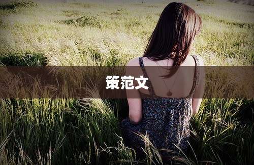策范文