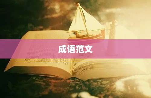 成语范文