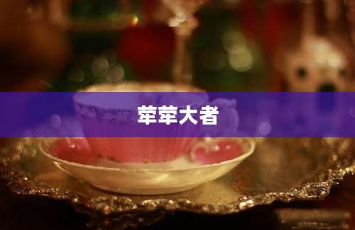 荦荦大者