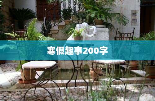 寒假趣事200字