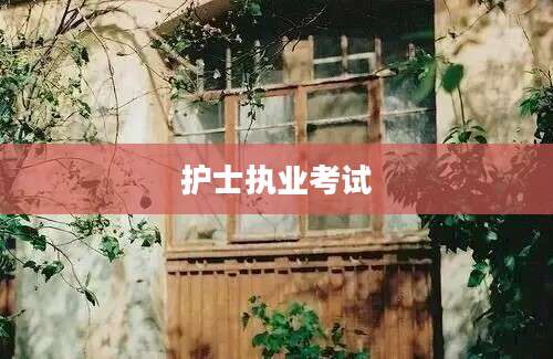 护士执业考试