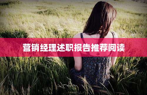 营销经理述职报告推荐阅读