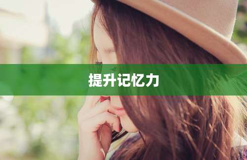 提升记忆力