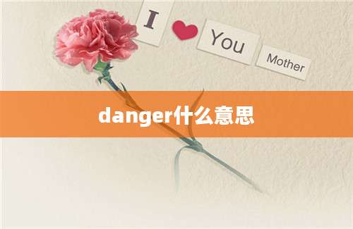 danger什么意思