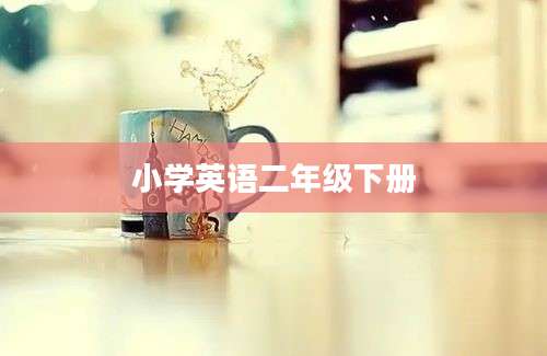 小学英语二年级下册