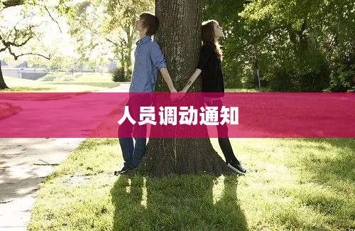 人员调动通知
