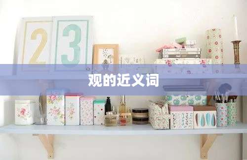观的近义词