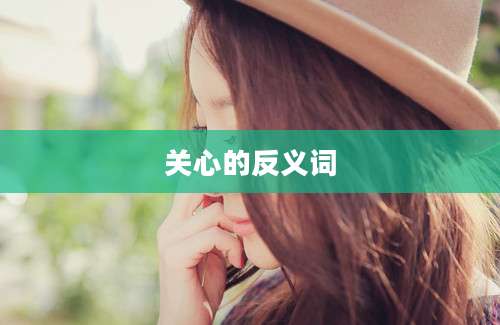 关心的反义词